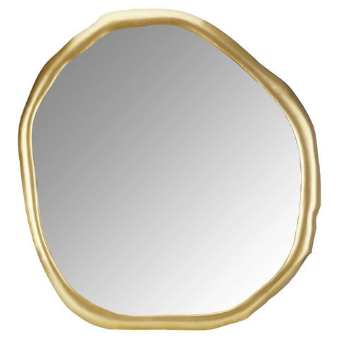 Amalfi Puddle Mirror - Gold DUE MID MAY