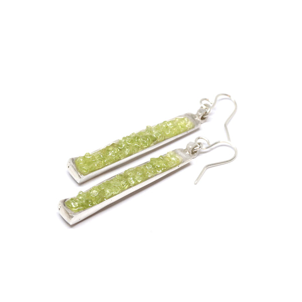 Fruit Bowl Studios Pendant Drop Earrings - Green