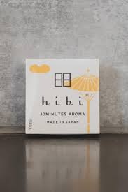 Hibi Traditional 10 Minute Matchstick Incense - Small Yuzu