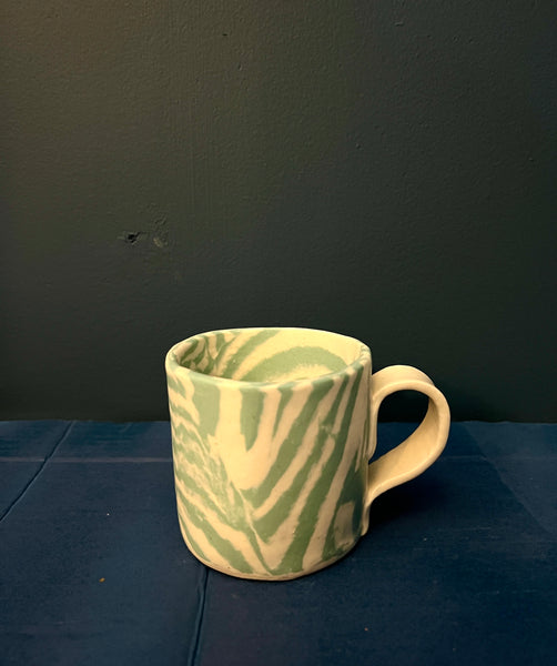 Mystery Creek Nerikomi Mug - Teal Blue/Medium