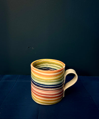 Mystery Creek Nerikomi Mug - Rainbow / Large