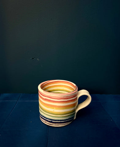 Mystery Creek Nerikomi Mug - Rainbow / Medium