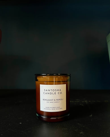 Santosha Mini Candle - Bergamot + Neroli