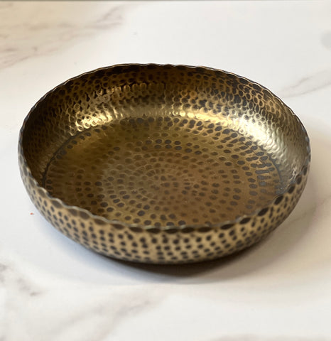 Ankara Hammered Low Bowl