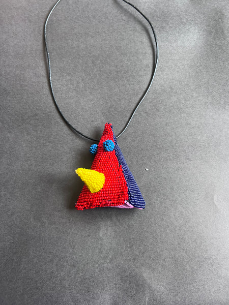 Walter Van Beirendonk Necklace - Triangle guy
