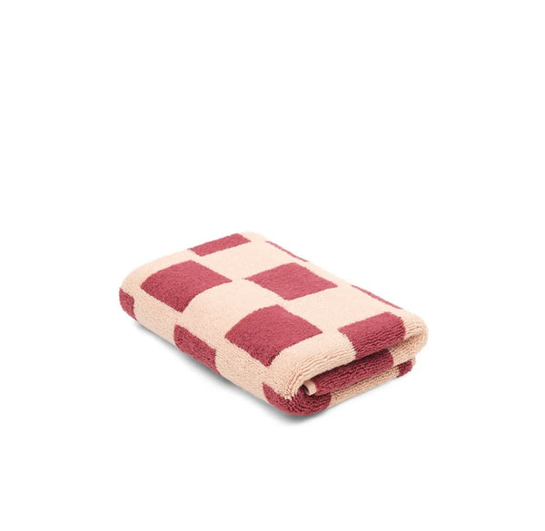Loop Home Hand towel - Ruby Almond Blush - Brick
