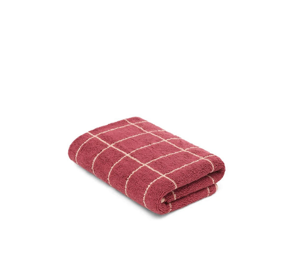 Loop Home Hand Towel - Ruby Almond Blush - Tile