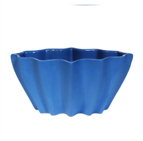 Object VB Fluted Bowl - French Blue