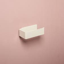 Fold Toilet Roll Holder - White