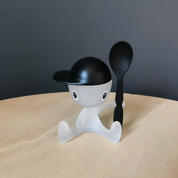 Alessi Cico Egg Cup - Black and White