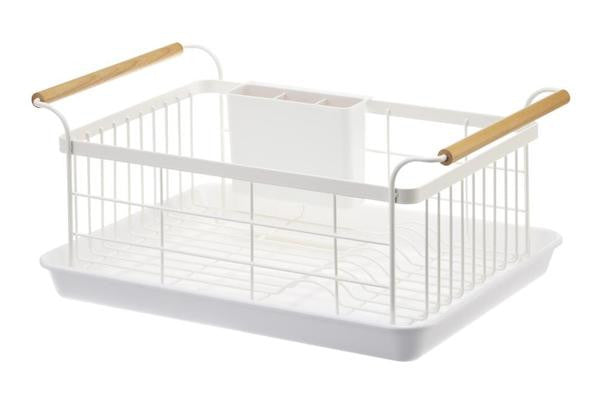 Yamazaki Tosca Dish Drainer - White